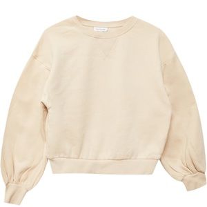 Top shop pleated sleeve sweatshirt